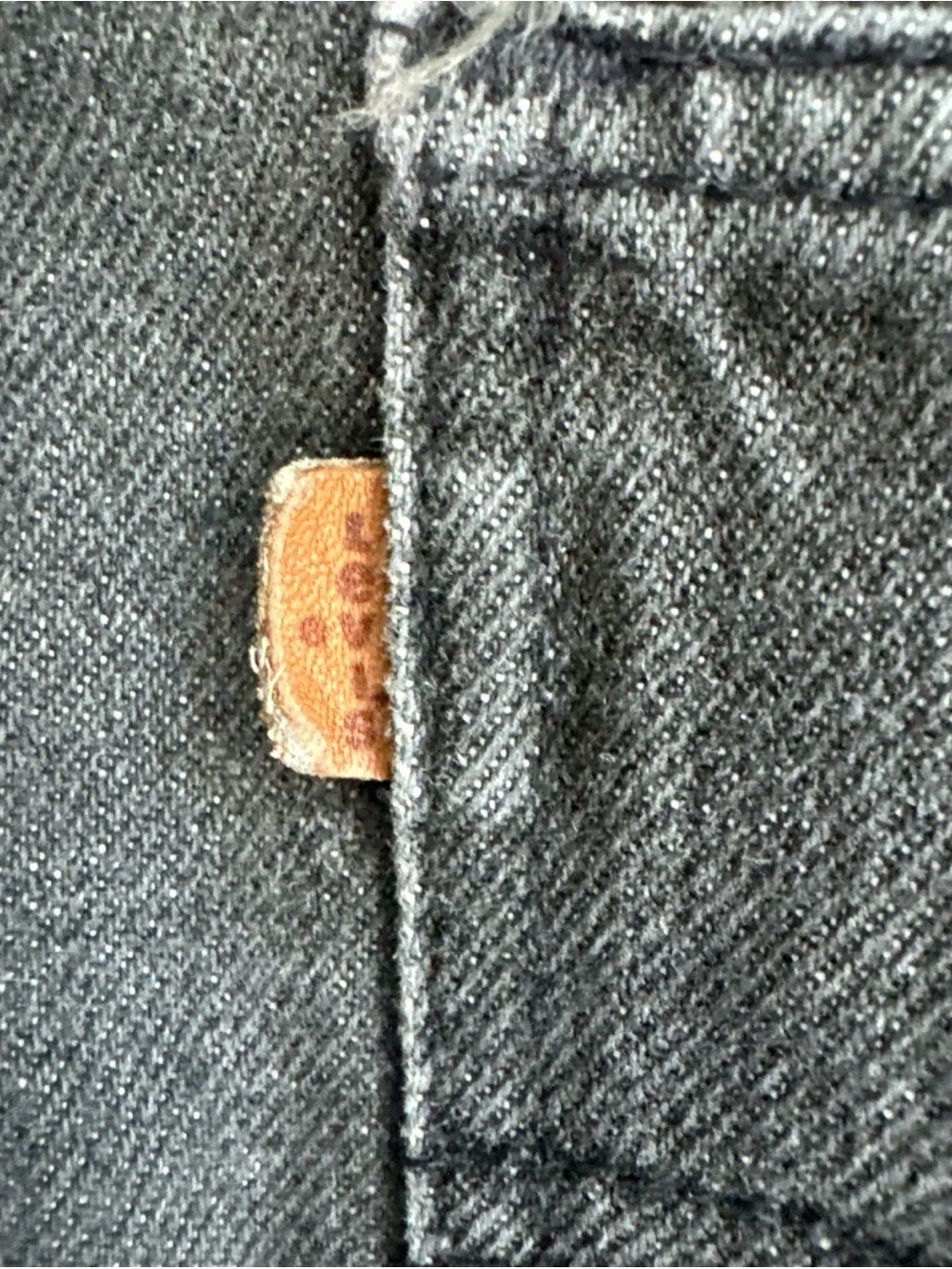 Vintage Levi's 540 Brown Tab Flex Light Wash Denim Jeans Leather Tag Men's 40x30